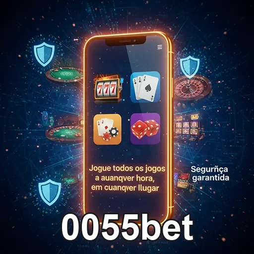 Celular exibindo plataforma de casino, acessível em qualquer hora